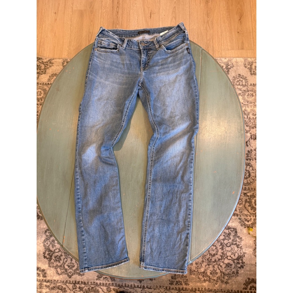 Silver Jeans Co Suki Straight Leg Jeans Medium Wash W30 L32 L93413SJL363